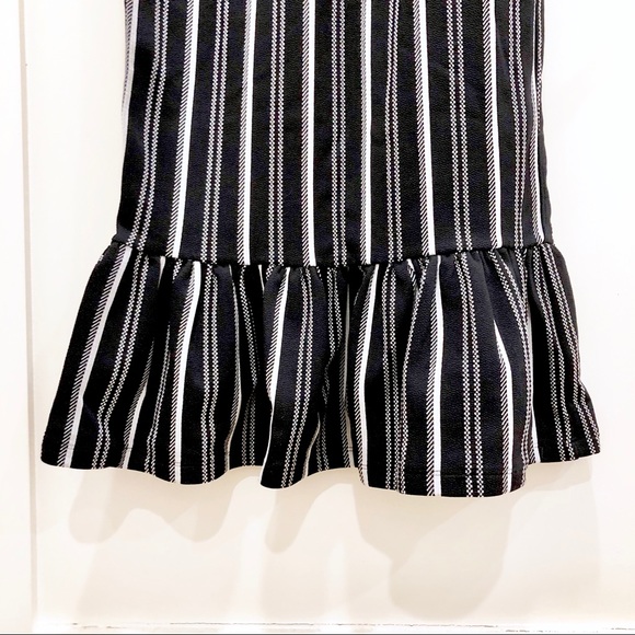 NWOT Opening Ceremony Striped Dress w/Ruffle Hem - Picture 2 of 8